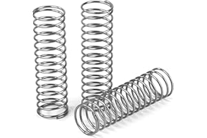 GUNGY Molle Compressione 50mm Molla in Acciaio Inossidabile 304 Diametro Filo 1mm Diametro interno 12mm Forza Molla 0,9kg 4 Pezzi