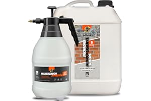 IK SIKD SIKD - Impermeabilizante Transparente. Hidrofugante Repelente al Agua para Fachadas y Suelos Pétreos 5 Litros. Pulverizador a Presión de 2 L para su Aplicación