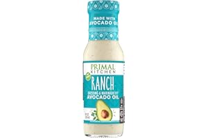 Primal Kitchen - Ranch, Avocado Oil-Based Dressing and Marinade, Whole30 and Paleo Approved (8 oz)