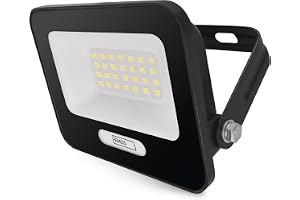 EMOS – LED aluminium strålkastare GLARO 20 W – IP65 vattentät strålkastare för våtrum och utomhus – superljus 2 000 lm, neutr