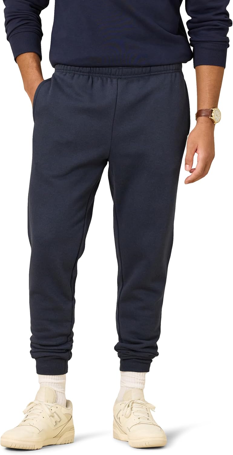 Amazon Essentials Pantalones Deportivos de Forro Polar y Corte Holgado Hombre