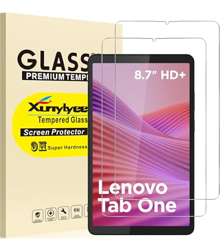 Protecteur D'écran En Verre Trempé Pour Lenovo Tab One 8.7 - Pack De 2 - Dureté 9H - Anti-empreintes - 0.33 Mm