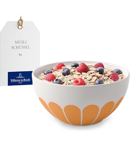 Villeroy & Boch - Fleur couleur Salatschüssel groß mehrfarbig, Spülmaschinenfest, Mikrowellensicher, Schüssel für Salat, Pasta und Obst, Große Schüssel, Servierschüssel groß, Schale, Premium Porzellan