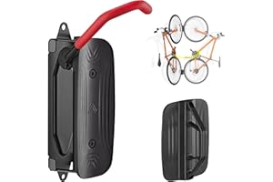 Mimoke Schwenkbare Fahrrad Wandhalterung Vertikaler Fahrradständer - Fahrradhalterung wand für die Garage - MTB & Rennrad (Ro