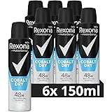 Rexona Men MotionSense Deo Spray Cobalt Dry - Anti-Transpirant mit 48 Stunden Schutz gegen starkes Schwitzen und Körpergeruch