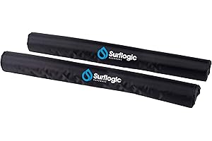 SURF LOGIC / 28″, Protector Acolchado Redondo Baca 70cm Unisex Adulto, Negro (Black), XL