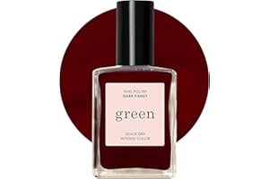 Manucurist Green Vernis à Ongles Bordeaux Dark Pansy - Vernis à Ongles Classique 9-Free, Vegan et Bio Sourcé - Effet Manucure professionnelle - Vernis Manucurist - Vernis Ongles - Nail Polish - 15ml