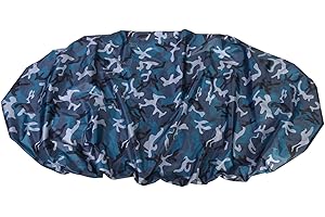 EDDWIIN Cubierta de Almacenamiento para Kayak y Canoa de 3.6-4m - Protección UV, Resistente al Agua, 4.5m (Camuflaje Marino)