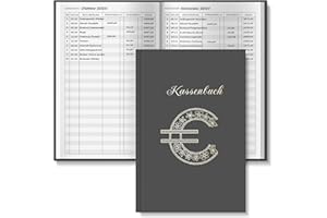 ‎BIROYAL BIROYAL Kassenbuch A5-120 Seiten Haushaltsbuch, Budget Planner & Kassenbücher - Einnahmen Ausgaben Buch - Haushaltsbuch zum Eintragen - Kassenbuch Kleinunternehmer- Ausgaben Tracker Finanzplaner
