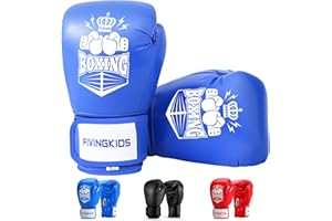 KUANG QUAN Kids Boxing Gloves for Boys and Girls,Youth Boxing Training Gloves for 3-15,Kids Sparring Boxing Gloves for Punching Bag, Kickboxing, Muay Thai, MMA