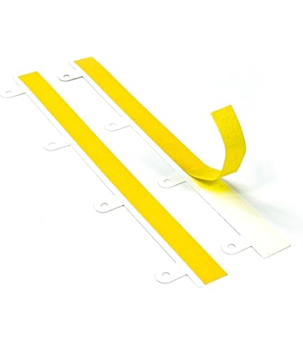 Strisce Fermafogli Trasparenti - 10,5 Cm, Confezione Da 100 Pezzi