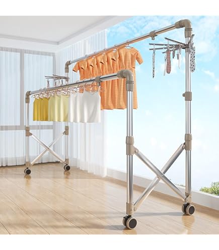 Iplusmile Support De Séchage En Spirale En Acier Inoxydable Pour Linge De Lit, Installation Facile Par Clip