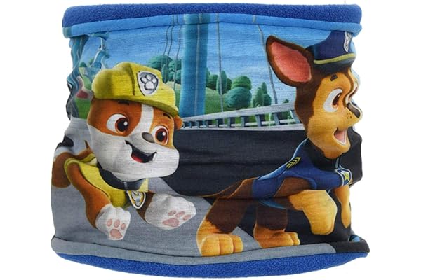 Paw Patrol tubhalsduk Snood barn pojkar halsduk halsduk röd blå mössa ny!