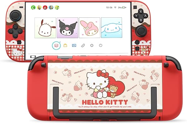 Kuitmor - Coque de Protection Amovible pour Nintendo Switch 2 2025, Coque Rigide Mince en PC Compatible avec Les Accessoires Switch 2 - HLK