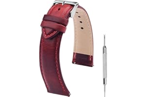 Fullmosa Axus Correa Piel para Correa Reloj,Correa/Banda/Pulsera/Strap 14mm 16mm 18mm 19mm 20mm 22mm 24mm para Amazfit Balance/GTS 4/GTR/Bip 5,Samsung Galaxy Watch 7/6/5/4/3,Huawei GT2,Garmin Watch