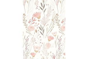 myforHD Papier Peint Autocollant, Fleuri, Feuilles, 44cmX300cm, Auto-adhésif, Imperméable, DéCoratif, Pour Meuble Decoratif Salon Salle De Bain Chambre Armoire Porte Murale