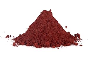 Hanse Pro Iron Oxide Colour Pigments Red - UV-Stable Colour Powder for Concrete, Plaster, Cement & Mortar - Weatherproof Pigment Paint for Garden, Construction & DIY - Natural, Chemical-Free & High