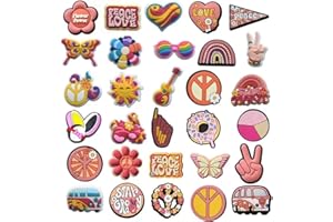 AEIOPRS 30 Pcs Charm per scarpe Crocs spilla per bambini in PVC Shoe Charms Crocs charm per bambini zoccoli e braccialetti per bambine e ragazzi