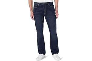 Amazon Essentials Pantalones Vaqueros de Corte Recto y Baja Elasticidad Hombre