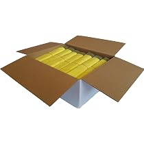 ARLI Gelbe Säcke Mit Zugband – 260 Stück, 90 Liter, HDPE, Gelb/transparent Für Duales System (20 Rollen à 13 Stück)