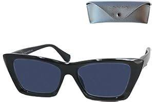 Mini Brille Prostokątne okulary przeciwsłoneczne do czytania kocie oko, etui w zestawie, grube plastikowe oprawki (czarne), damskie okulary do czytania