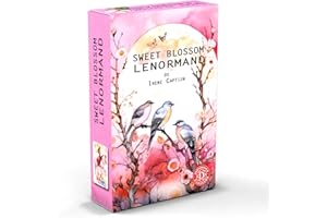 EDITIONS DUSSERRE Dusserre - Sweet Blossom Lenormand (Édition Française) – Jeu de Cartes Divinatoires Poétique et Inspirant– Oracle divinatoire, Rose
