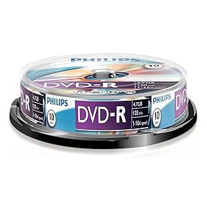 Philips DVD-R DM4S6B10F/00 - blank DVDs (4.7 GB, DVD-R, 120 min, 16x)