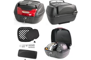 Top Case Moto Bagage Coffer Valise Porte-Bagages 40 lt Quad Touring Scooter
