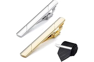 WSNDM Pasador de Corbata, Cobre Metal Clips de Corbata Clásicos para Reunión de Negocios de Boda, Mejor Regalo para Esposo y Padre