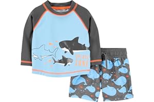 Simple Joys by Carter's Swimsuit Trunk and Rashguard Set Ensemble de Maillot dermoprotecteur Bébé garçon
