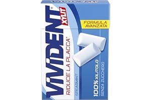 PERFETTI VAN MELLE 5 ASTUCCI GOMME DA MASTICARE VIVIDENT XYLIT CON XILITOLO BLU CHEWING GUM