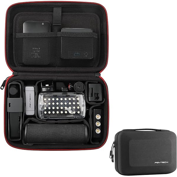 Hensych Mini borsa per fotocamera Insta360 ONE RS (1 360 Edition), Borsa Combo, L, Altro