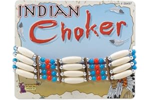 Bristol Novelty BA837 Indian Deluxe Native American Choker, Womens, Multi-Colored, One Size