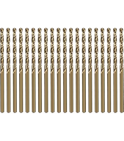 Lot De 10 Forets HSS M35, Cobalt, Perçage Métal Et Acier Inox