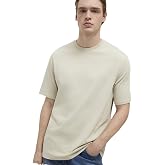 Bej Basic Tiş&ouml;rt Loose Fit/Bol Rahat Kesim 0611924-70322