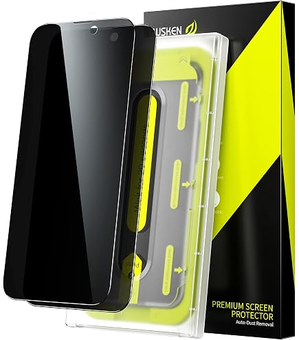 WSKEN Vetro Temperato Per IPhone 16e/14/13 Pro, Con Kit Antopolvere, 2 Pezzi, Trasparente 9H