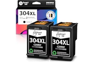 ‎SMART INK Smart Ink Regenerowane wkłady do drukarek jako zamiennik do HP 304XL 304 XL (2 czarne) do drukarek HP Envy 5030 5000 5010 5020 5032 Deskjet 2630 2600 3700 2620 3720 2622 3730