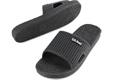 D.D.Star Big Size Bathroom Slippers For Men and Women Non-Slip Quick Drying Shower Shoes Comfortable And Soft Sole Slide On S