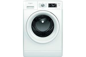 Whirlpool - Lavadora carga frontal 8 kg FFB 8458 WV EU blanco, 1400 rpm, tecnologìa 6th sense, freshcare+ y steam refresh, motor sense inverter, eficiencia NEL B