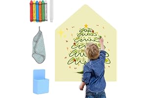 LUPATDY Magnettavla för Barn 80x100 cm – Självhäftande Magnetisk Vägg, Montessori Magnetvägg med Krita, Avtorkbar Whiteboardt