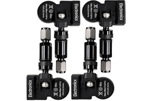 Electronicx 4 x TPMS-sensor däcktryckssensor, kompatibel med Chevrolet kompatibel med Silverado 1500 2022-2026 – 433 MHz förp