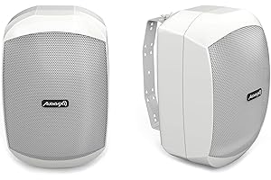 Audibax OVO 5 White Pareja de Altavoces Pasivos Pared 5 Pulgadas 100v / 8 Ohm IP65