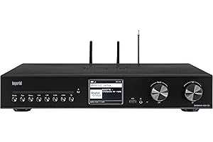 Imperial DABMAN i560 CD – urządzenie HiFi ze wzmacniaczem i odtwarzaczem CD – radio internetowe/radio cyfrowe (DAB+/DAB/UKW/WLAN/LAN, HDMI ARC, transmisja i odbiór Bluetooth, usługi streamingu), kolor