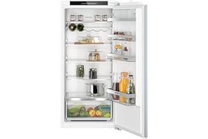 Siemens KI41RADD1 iQ500, Einbau-Kühlschrank, 122,5 x 56 cm Nische, 204 L, Made in Germany, sehr Leise, hyperFresh Box, längere Frische, LED-Beleuchtung, superCooling, autoAirflow, Flachscharnier