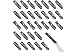 BOHUIZ 30 sztuk końcówek sznurowadeł, metalowe końcówki sznurowadeł, końcówki sznurowadeł, metalowe aglety, sznurówki, stopery do bluz, trampek, sznurowadeł, spodni
