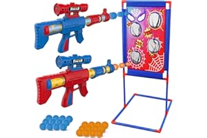 YOTOY Toys for 3-8 Year Old Kid Boy: Shooting Games for Kids Spider Shooting Gun Targets for Garden Birthday Gifts for 3 4 5 6 7 8 9 10 Years Old Toddlers Boys Toy Age 6-12 Outdoor Activities