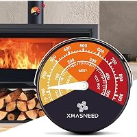 Xmasneed Stove Thermometer, Magnetic Log Burner Thermometer, Fireplace  Temperature Monitor Gauge for Wood Log BBQ, Chimney Oven Temperature Meter,  Wood Stove Accessories : Amazon.co.uk: DIY u0026 Tools