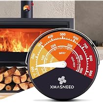 Xmasneed Stove Thermometer, Magnetic Log Burner Thermometer, Fireplace  Temperature Monitor Gauge for Wood Log BBQ, Chimney Oven Temperature Meter, Wood  Stove Accessories : Amazon.co.uk: DIY u0026 Tools