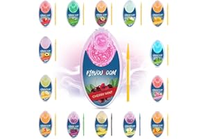 Flavouroom - Premium Kapseln 100er Set | DIY passion fruit Aroma-Filter für unvergesslichen Flavour | inkl. Aufbewahrungsbox für die aromatischen Click Kugeln (Cherry Mint)