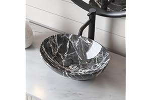 Vasque à Poser Salle de Bain DeerValley Ovale Lavabo Évier de Salle de Bain Ovale en Céramique Moderne en Forme D'œuf 406 x 330 mm